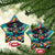 Día de los Muertos Ceramic Ornament A Swirl of Colors and Souls - Wonder Print Shop