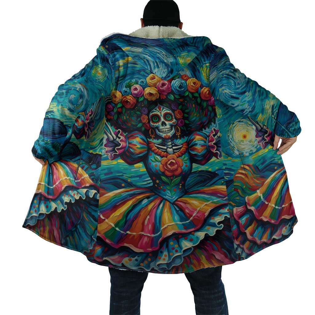 Día de los Muertos Cloak A Swirl of Colors and Souls - Wonder Print Shop