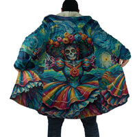 Día de los Muertos Cloak A Swirl of Colors and Souls - Wonder Print Shop