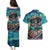 Día de los Muertos Couples Matching Puletasi and Hawaiian Shirt A Swirl of Colors and Souls - Wonder Print Shop