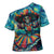 Día de los Muertos Cross Shoulder Shirt A Swirl of Colors and Souls - Wonder Print Shop