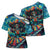 Día de los Muertos Cross Shoulder Shirt A Swirl of Colors and Souls - Wonder Print Shop