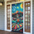 Día de los Muertos Door Cover A Swirl of Colors and Souls - Wonder Print Shop