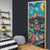 Día de los Muertos Door Cover A Swirl of Colors and Souls - Wonder Print Shop