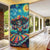 Día de los Muertos Door Cover A Swirl of Colors and Souls - Wonder Print Shop