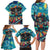 Día de los Muertos Family Matching Long Sleeve Bodycon Dress and Hawaiian Shirt A Swirl of Colors and Souls - Wonder Print Shop