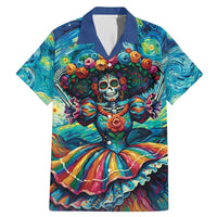 Día de los Muertos Family Matching Mermaid Dress and Hawaiian Shirt A Swirl of Colors and Souls - Wonder Print Shop