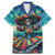 Día de los Muertos Family Matching Mermaid Dress and Hawaiian Shirt A Swirl of Colors and Souls - Wonder Print Shop