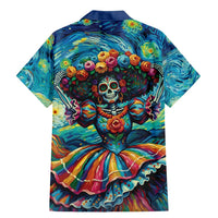 Día de los Muertos Family Matching Mermaid Dress and Hawaiian Shirt A Swirl of Colors and Souls - Wonder Print Shop