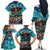 Día de los Muertos Family Matching Off The Shoulder Long Sleeve Dress and Hawaiian Shirt A Swirl of Colors and Souls - Wonder Print Shop