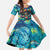 Día de los Muertos Family Matching Off Shoulder Maxi Dress and Hawaiian Shirt A Swirl of Colors and Souls - Wonder Print Shop