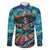 Día de los Muertos Family Matching Off Shoulder Short Dress and Hawaiian Shirt A Swirl of Colors and Souls - Wonder Print Shop