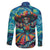 Día de los Muertos Family Matching Short Sleeve Bodycon Dress and Hawaiian Shirt A Swirl of Colors and Souls - Wonder Print Shop