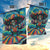 Día de los Muertos Garden Flag A Swirl of Colors and Souls - Wonder Print Shop