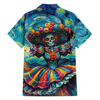 Día de los Muertos Hawaiian Shirt A Swirl of Colors and Souls - Wonder Print Shop