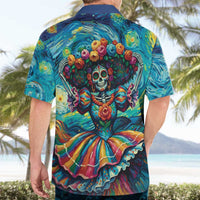 Día de los Muertos Hawaiian Shirt A Swirl of Colors and Souls - Wonder Print Shop