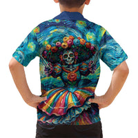 Día de los Muertos Hawaiian Shirt A Swirl of Colors and Souls - Wonder Print Shop