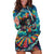 Día de los Muertos Hoodie Dress A Swirl of Colors and Souls - Wonder Print Shop