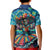 Día de los Muertos Kid Polo Shirt A Swirl of Colors and Souls - Wonder Print Shop
