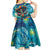 Día de los Muertos Kid Short Sleeve Dress A Swirl of Colors and Souls - Wonder Print Shop