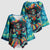 Día de los Muertos Kimono Sleeve Blouse A Swirl of Colors and Souls - Wonder Print Shop