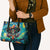 Día de los Muertos Leather Bag A Swirl of Colors and Souls - Wonder Print Shop