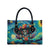 Día de los Muertos Leather Bag A Swirl of Colors and Souls - Wonder Print Shop
