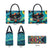 Día de los Muertos Leather Bag A Swirl of Colors and Souls - Wonder Print Shop