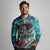 Día de los Muertos Long Sleeve Polo Shirt A Swirl of Colors and Souls - Wonder Print Shop