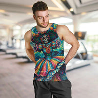 Día de los Muertos Men Tank Top A Swirl of Colors and Souls - Wonder Print Shop