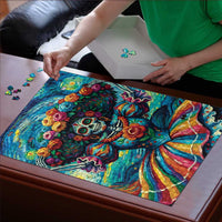 Día de los Muertos Puzzle A Swirl of Colors and Souls - Wonder Print Shop