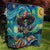 Día de los Muertos Quilt A Swirl of Colors and Souls - Wonder Print Shop