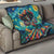 Día de los Muertos Quilt A Swirl of Colors and Souls - Wonder Print Shop