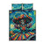 Día de los Muertos Quilt Bed Set A Swirl of Colors and Souls - Wonder Print Shop