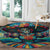 Día de los Muertos Round Carpet A Swirl of Colors and Souls - Wonder Print Shop