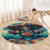 Día de los Muertos Round Carpet A Swirl of Colors and Souls - Wonder Print Shop