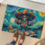 Día de los Muertos Rubber Doormat A Swirl of Colors and Souls - Wonder Print Shop