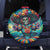 Día de los Muertos Spare Tire Cover A Swirl of Colors and Souls - Wonder Print Shop