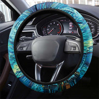 Día de los Muertos Steering Wheel Cover A Swirl of Colors and Souls - Wonder Print Shop