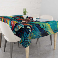 Día de los Muertos Tablecloth A Swirl of Colors and Souls - Wonder Print Shop