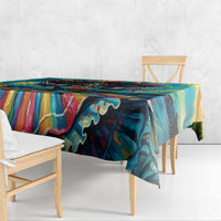 Día de los Muertos Tablecloth A Swirl of Colors and Souls - Wonder Print Shop