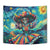 Día de los Muertos Tapestry A Swirl of Colors and Souls - Wonder Print Shop