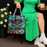 Día de los Muertos Tote Bag A Swirl of Colors and Souls - Wonder Print Shop