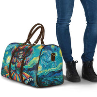 Día de los Muertos Travel Bag A Swirl of Colors and Souls - Wonder Print Shop