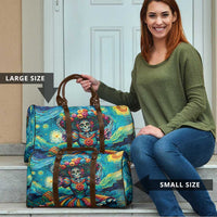 Día de los Muertos Travel Bag A Swirl of Colors and Souls - Wonder Print Shop
