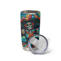 Día de los Muertos Tumbler Cup A Swirl of Colors and Souls - Wonder Print Shop