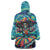 Día de los Muertos Wearable Blanket Hoodie A Swirl of Colors and Souls - Wonder Print Shop
