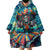 Día de los Muertos Wearable Blanket Hoodie A Swirl of Colors and Souls - Wonder Print Shop