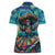Día de los Muertos Women Polo Shirt A Swirl of Colors and Souls - Wonder Print Shop