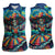 Día de los Muertos Women Sleeveless Polo Shirt A Swirl of Colors and Souls - Wonder Print Shop